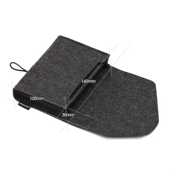 Mini Felt Purse Organizer Handbag Pocketbook Handle Bag