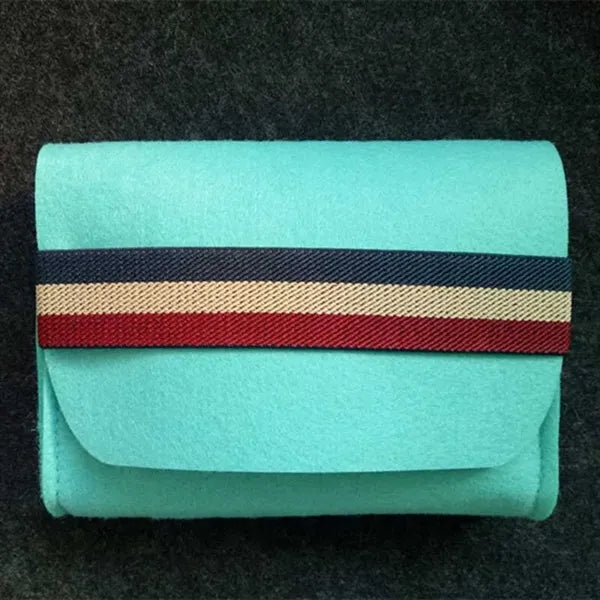 Mini Felt Pouch Power Bank Storage Bag