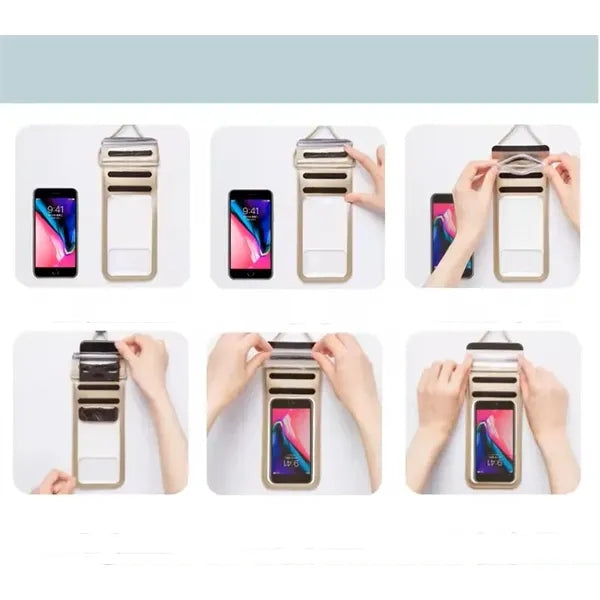 Travel Waterproof Cell Phone Pouch Dry Bag For Swimming