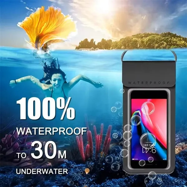 Travel Waterproof Cell Phone Pouch Dry Bag For Swimming