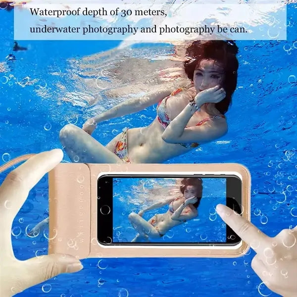 Travel Waterproof Cell Phone Pouch Dry Bag For Swimming
