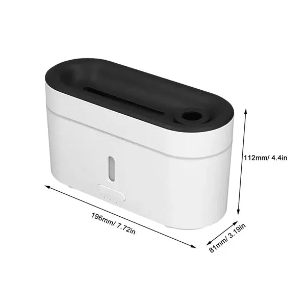 Electric Mini Aromatherapy Flame Oil Diffuser Humidifier