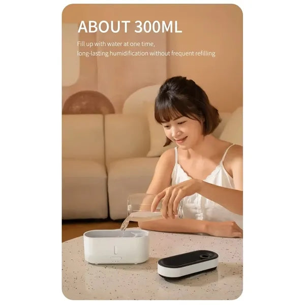 Electric Mini Aromatherapy Flame Oil Diffuser Humidifier
