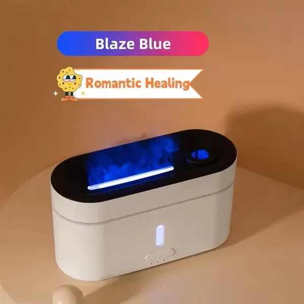 Electric Mini Aromatherapy Flame Oil Diffuser Humidifier