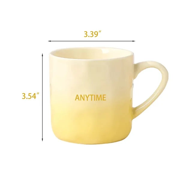 Creative Gradient Macaroon Color Ceramic Coffee Mug