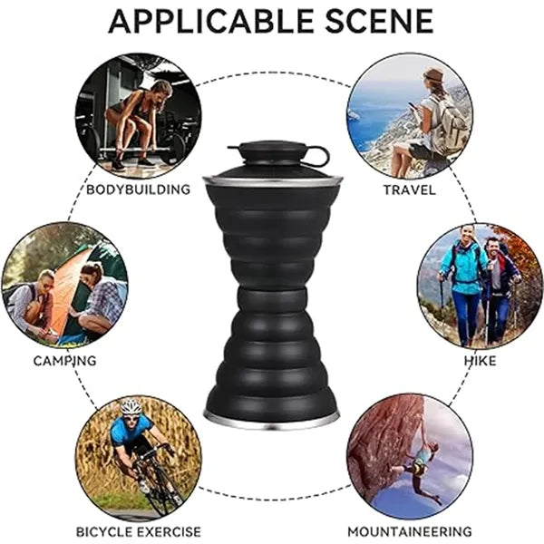 Foldable Silicone Water Bottle