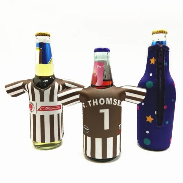 Neoprene Insulated Bottle Jersey Cooler Beverage Holder