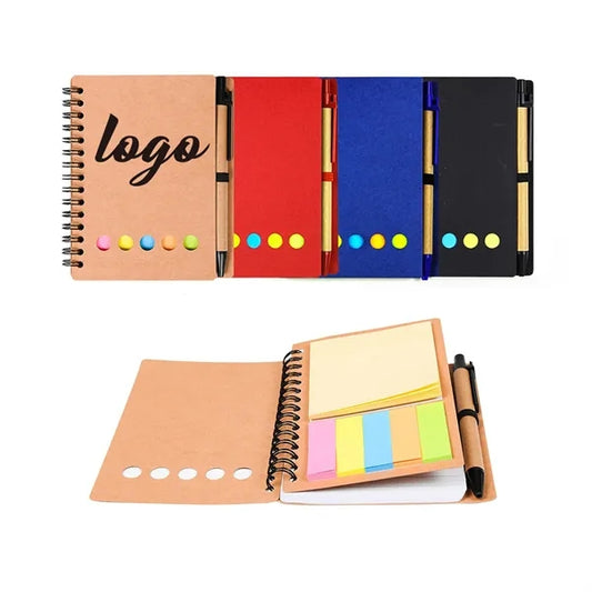 Sticky Note Pad with Pen