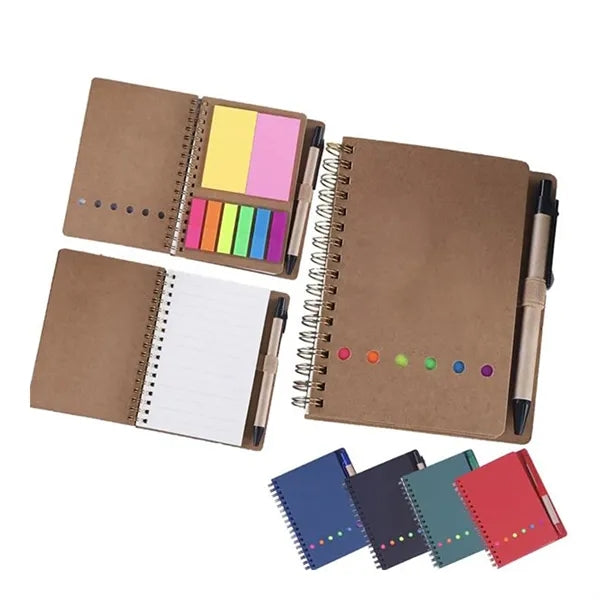 Sticky Note Pad with Pen