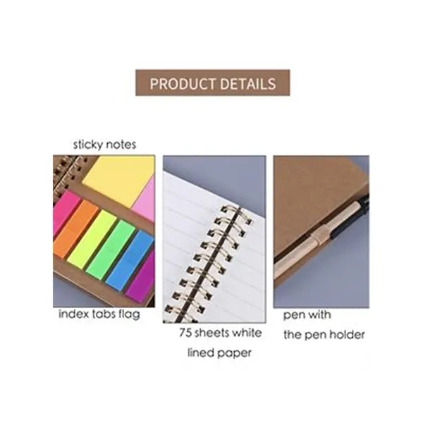 Sticky Note Pad with Pen