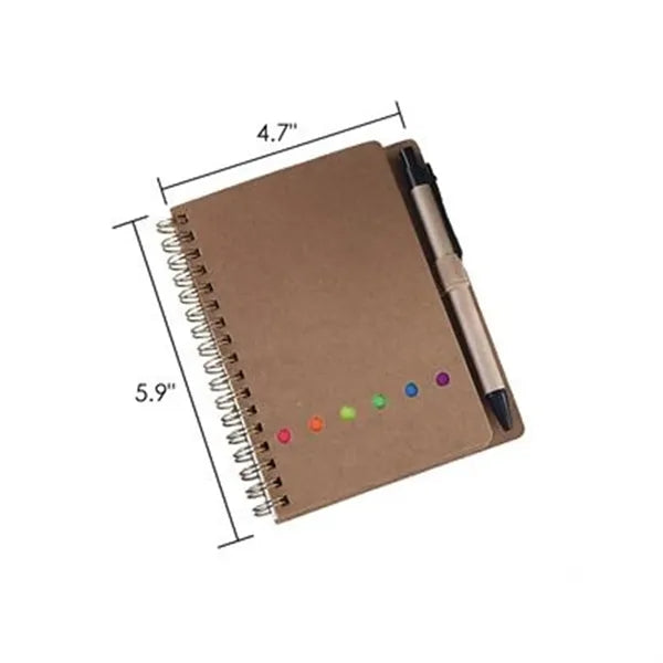 Sticky Note Pad with Pen