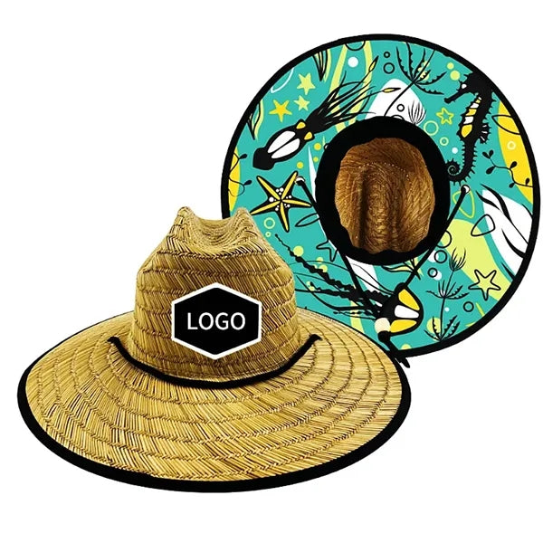 Classic Straw Lifeguard Hat