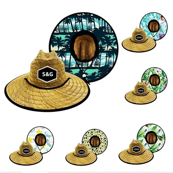 Classic Straw Lifeguard Hat