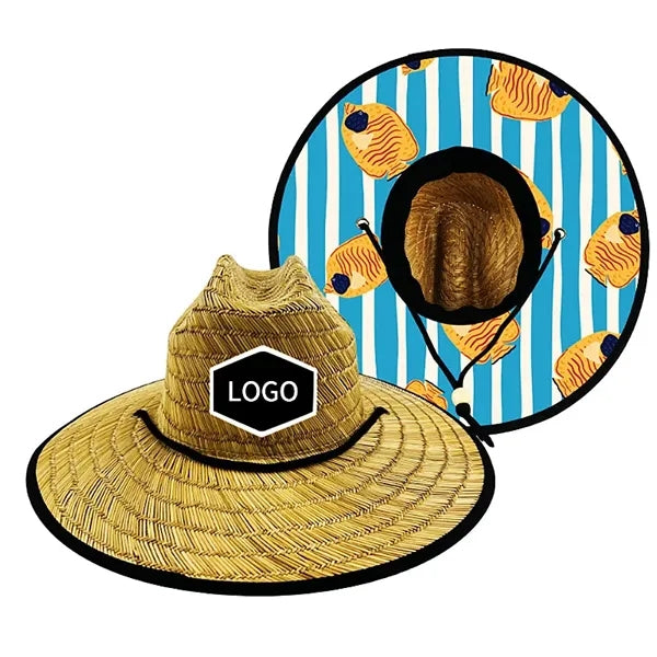 Classic Straw Lifeguard Hat