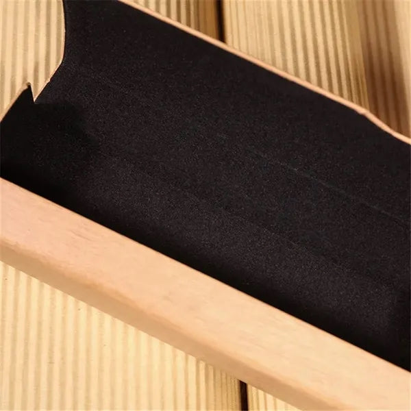 Wood Grain Glasses Case