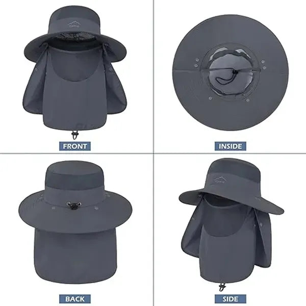 Wide brimmed fishing hat