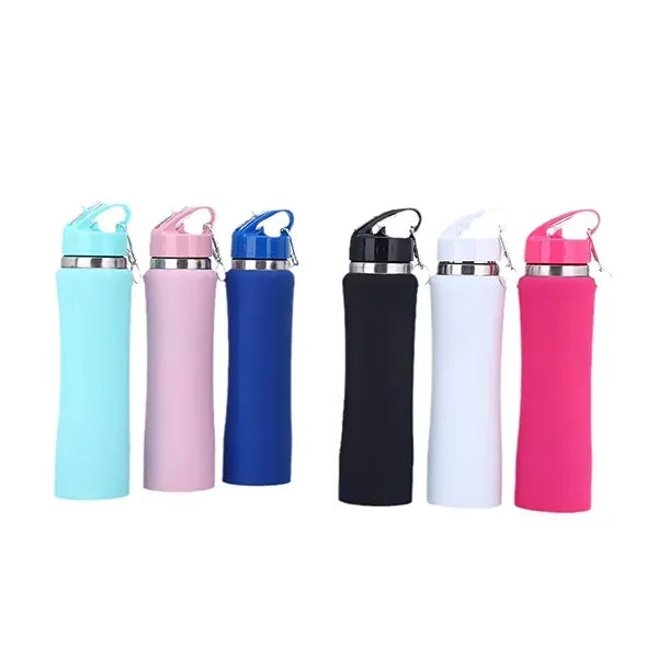 25oz portable Stainless Steel Water Bottle With Carabiner