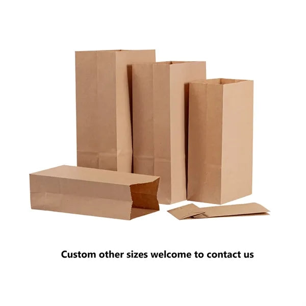 Oil-Proof Natural Kraft Bag Eco Paper Sack