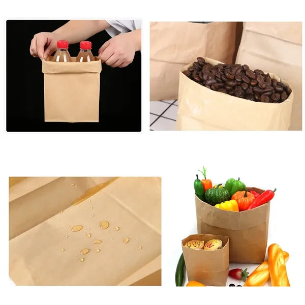 Oil-Proof Natural Kraft Bag Eco Paper Sack