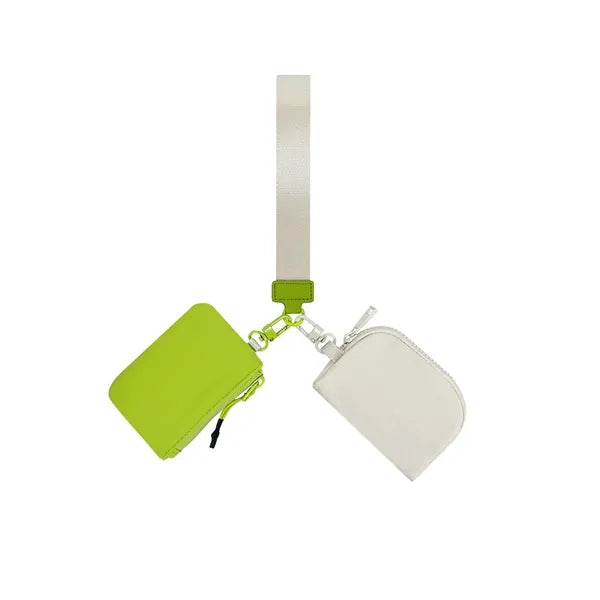 ID Card Holder Coin Wallet with Wristband