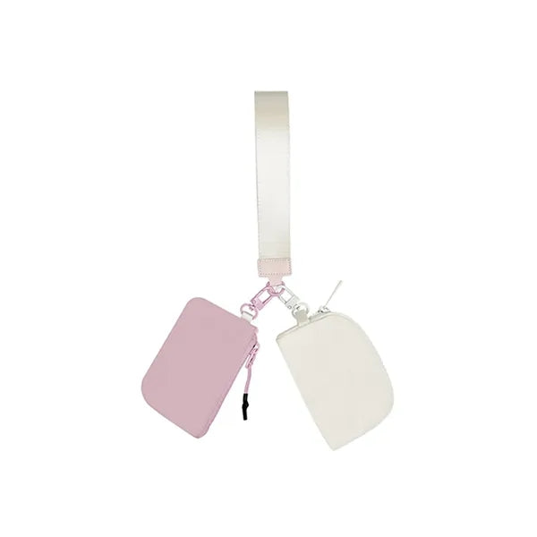 ID Card Holder Coin Wallet with Wristband