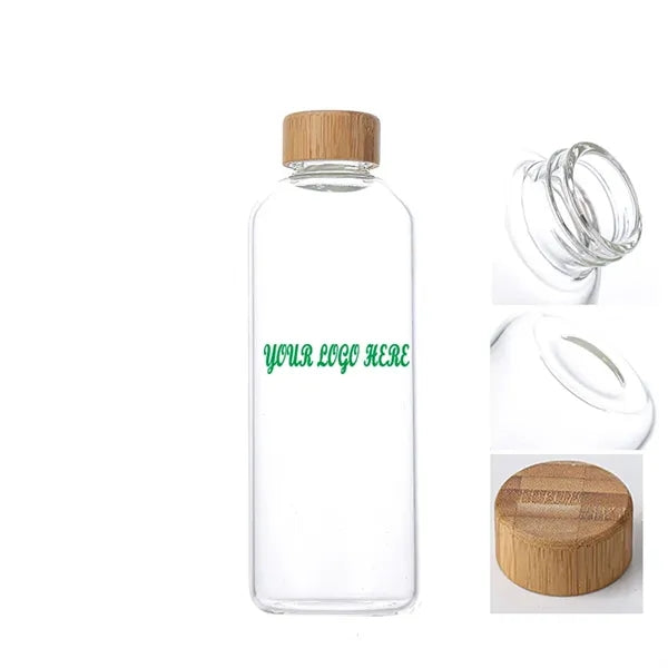 22 Oz. Outdoor Portable Water Bottle w/Bamboo Lid