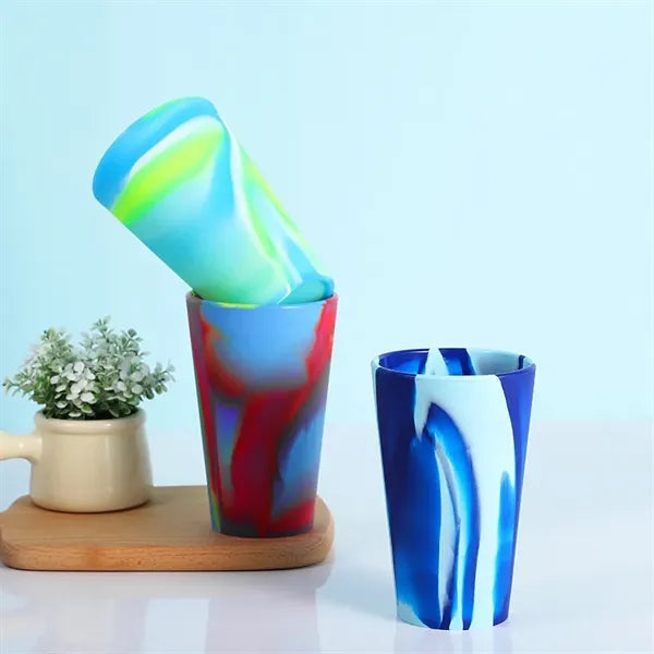 16oz Unbreakable silicone wine glass