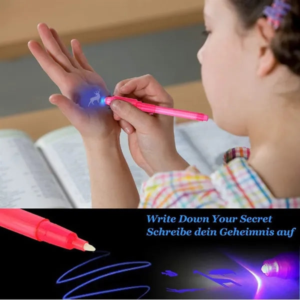 Invisible Spy Ink With Uv Pen Light