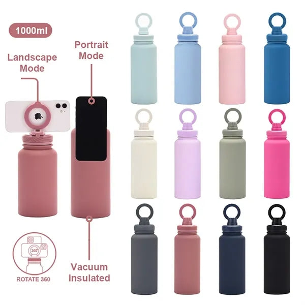 Insulated Water Bottle With Holder Magsafe Compatible