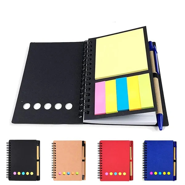 Notepad with Pen & Sticky Notes