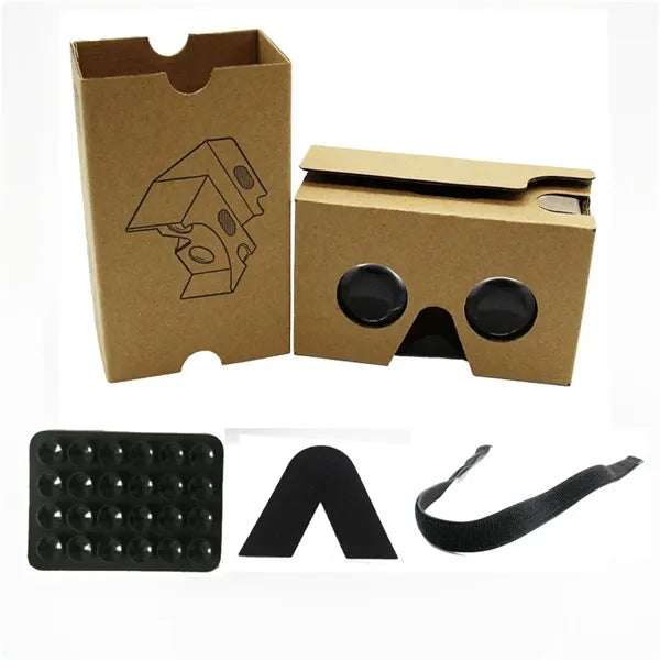 Cardboard 3D VR Glasses and Head Strap