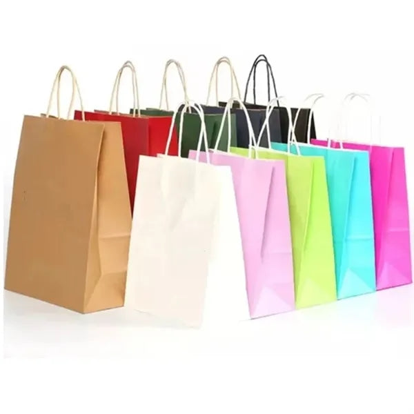 Colorful Paper Bag With Handle