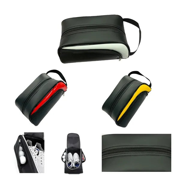 Leather Golf Shoe Bag