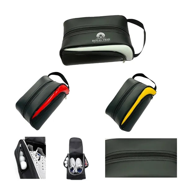 Leather Golf Shoe Bag