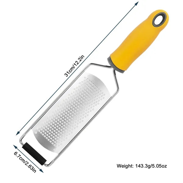 Zester Grater With Razor-Sharp Stainless Steel Blade