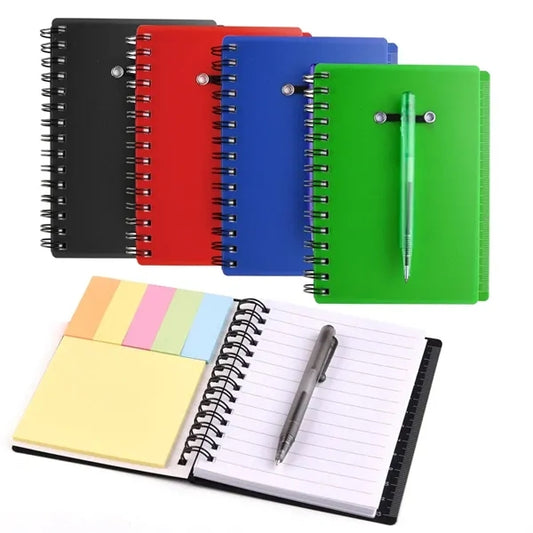 Notebook With Pen And Note