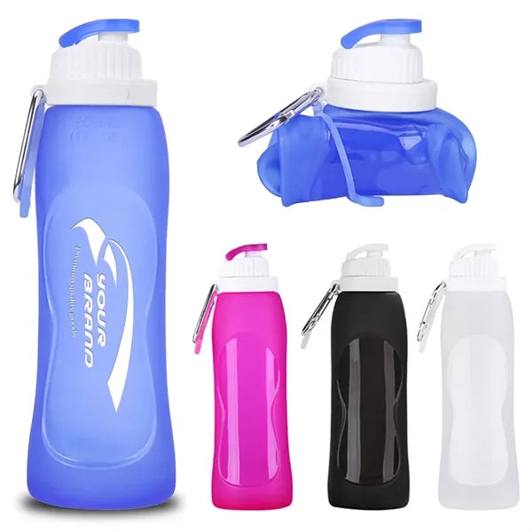 Collapsible Silica Gel Outdoor Sports Travel Water Bottle