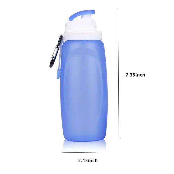 Collapsible Silicone Leakproof Portable Water Bottle