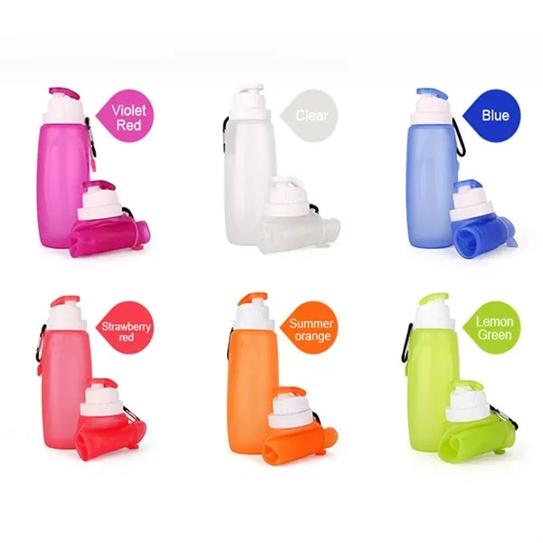 Collapsible Silicone Leakproof Portable Water Bottle
