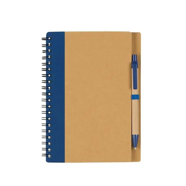 Eco Friendly Spiral Notebook With Pen