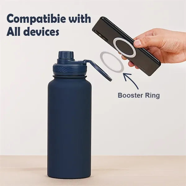24oz Magnetic Stainless Steel Gym Bottles