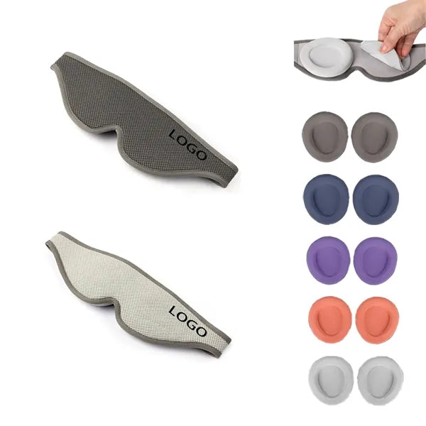 Detachable 3D Memory Foam Sleeping Mask