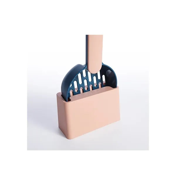 Pet Cat Litter Shovel W/Base