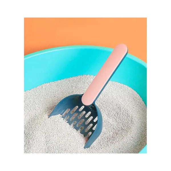 Pet Cat Litter Shovel W/Base