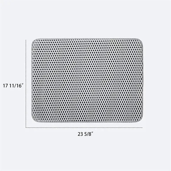 Waterproof Double-Lyer EVA Cat Litter Mat