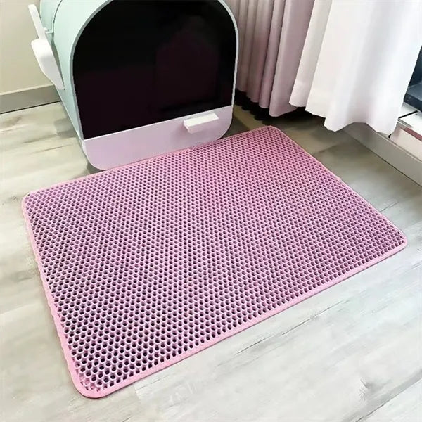 Waterproof Double-Lyer EVA Cat Litter Mat