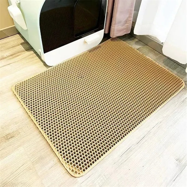 Waterproof Double-Lyer EVA Cat Litter Mat