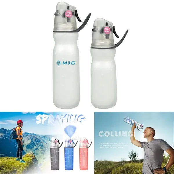 Spray Drinking Misting Water Bottle