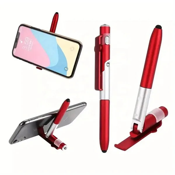 4 in 1 Phone Stand Pen Stylus with LED Light