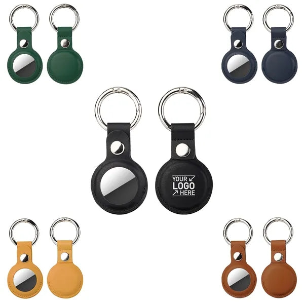 Leather Airtag Keychain